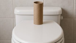 Um rolo de papel higiênico pode te ajudar a evitar constrangimentos