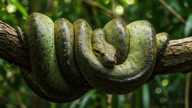 A cobra gigante brasileira mostra força e adaptação surpreendentes