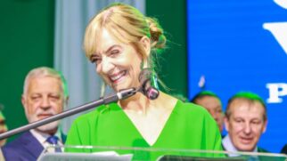 Cristina teve votação recorde e foi eleita com 17.948 votos ou 66,33% do total