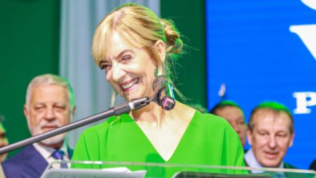 Cristina teve votação recorde e foi eleita com 17.948 votos ou 66,33% do total