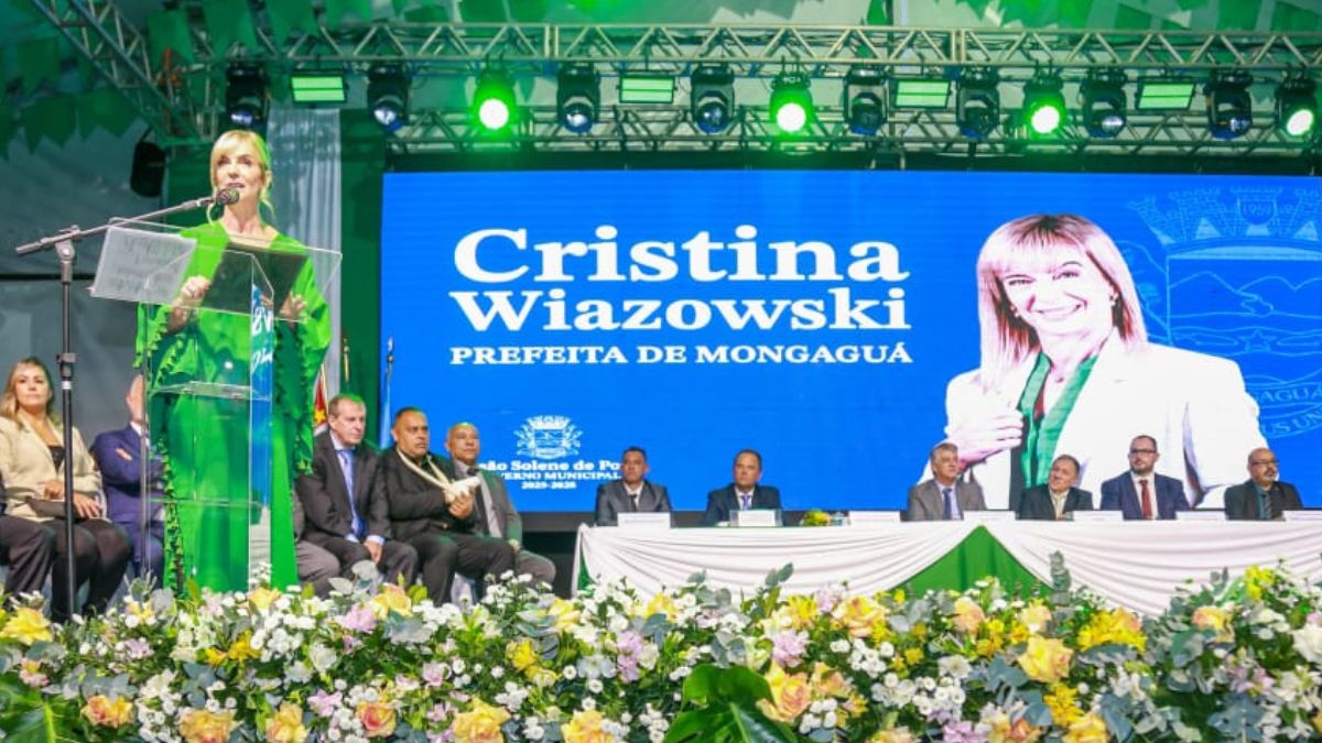 Cristina Wiazowski, tomou posse na noite desta sexta-feira (11) / Crédito: Gabriel de Freitas / Divulgação