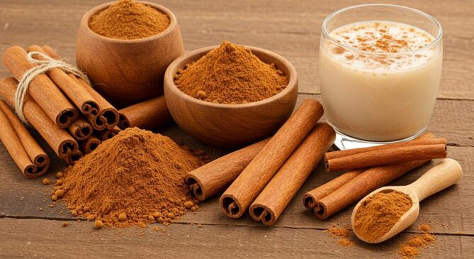 A canela é rica em compostos bioativos