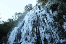 Congelaço atmosférico acontece quando as gotículas de neblina se transformam em pequenos cristais de gelo ainda no ar,