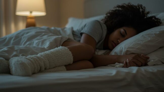 Você dorme de meias? Entenda como esse simples gesto se conecta com sua mente