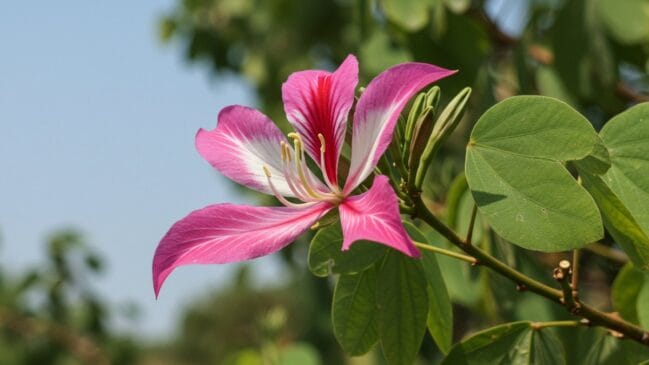 O período de floração varia entre dois e três anos após o plantio, dependendo do ambiente e da manutenção