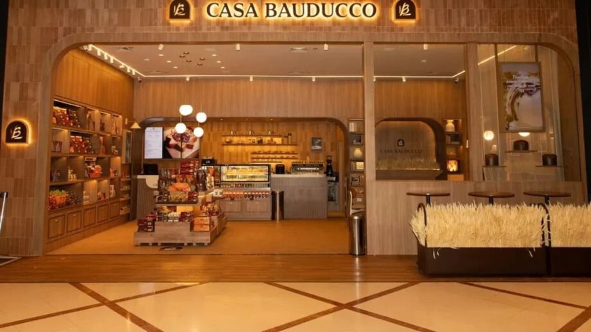 A junção da Bauducco Lojas com a Casa Bauducco está localizada na Rodovia Régis Bittencourt