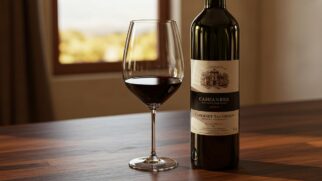 Girar a taça de vinho revela diferentes aromas e Sabores
