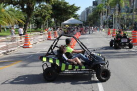 A programação inclui atrações como a minipista de trânsito, montada próximo à Fonte do Sapo, onde as crianças poderão pilotar mini buggies
