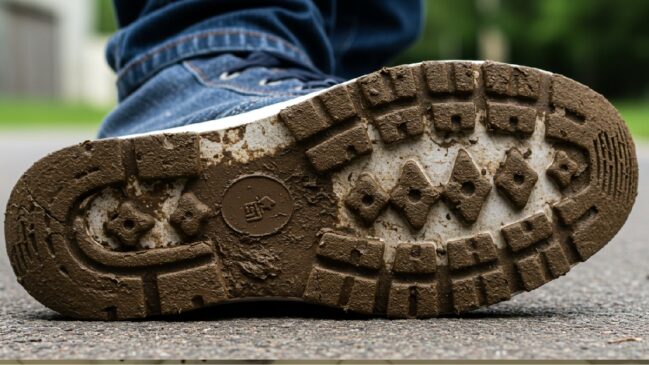 A sola dos sapatos carrega milhões de bactérias