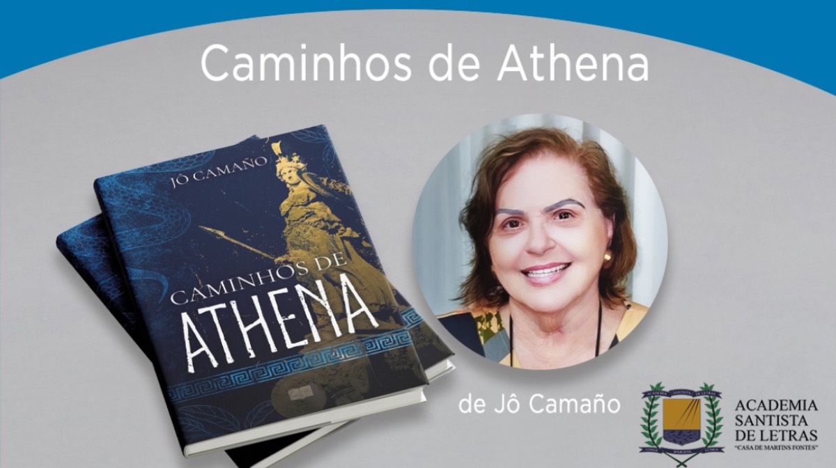 Jô Camaño, autora de 'Caminhos de Athena'/ Reprodução/Arquivo pessoal