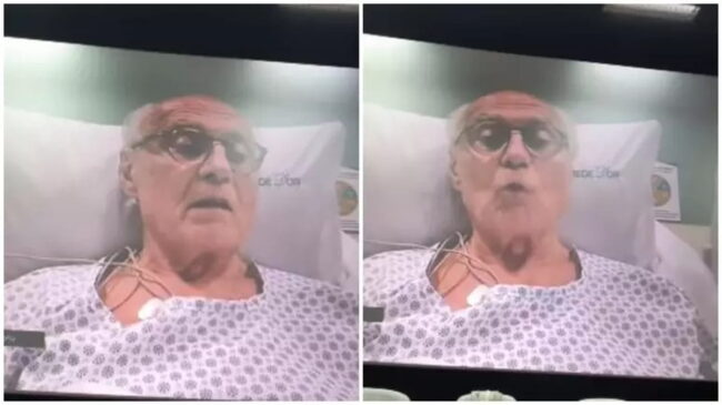 Ele foi transferido para o Hospital Niterói D'Or, onde médicos identificaram uma arritmia cardíaca. 