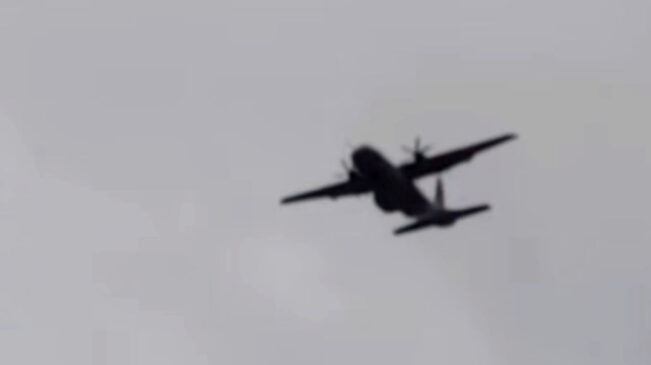A aeronave, no entanto, não apresentava risco