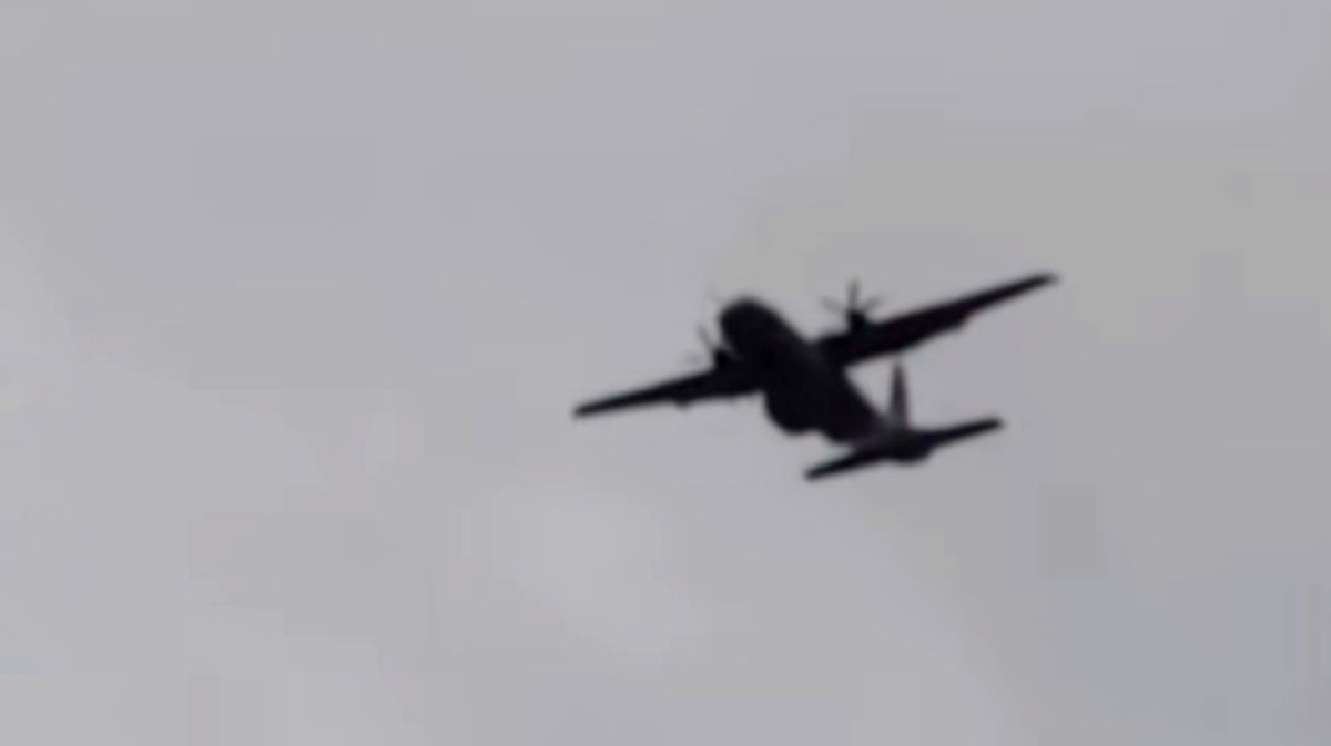 A aeronave, no entanto, não apresentava risco