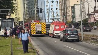 Acidente aconteceu no começo da tarde desta segunda-feira, 18