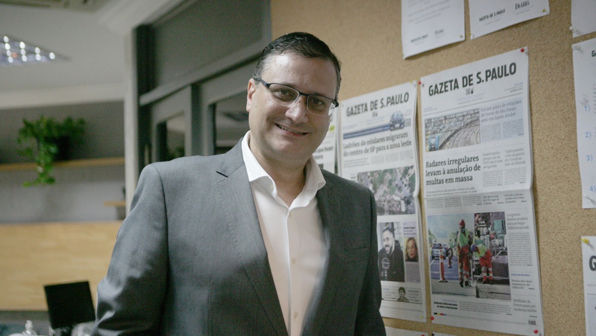 Hiram Baroli é o novo diretor-geral do grupo GMG Brasil, união entre os jornais Diário do Litoral e Gazeta de S.Paulo