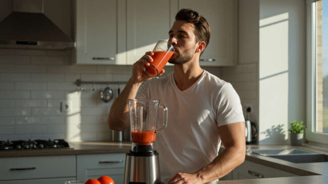 Descubra como cientistas japoneses desvendaram os segredos nutricionais do suco de tomate para um coração mais forte e vida saudável