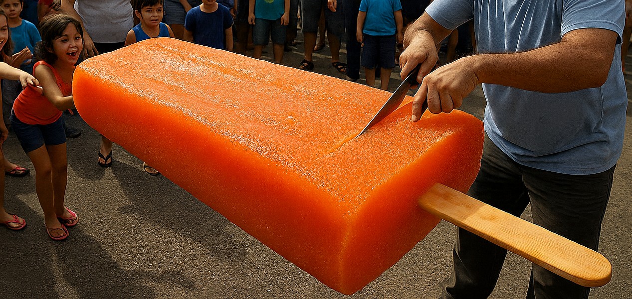 O maior picolé de manga do Brasil / Imagem apenas ilustrativa