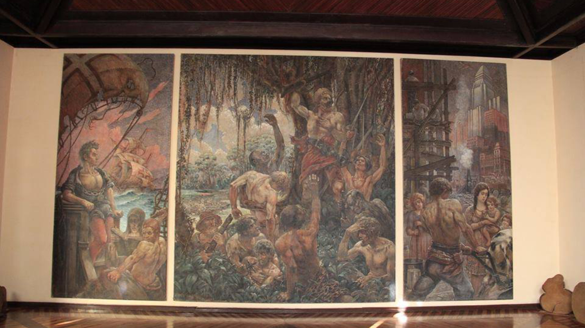 Um dos destaques do local é o mural pintado por Antônio Paim Vieira / Divulgação/Governo de SP