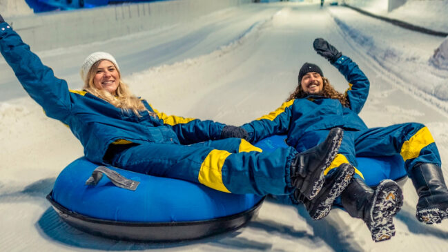 O renomado parque de neve Snowland, localizado em Gramado