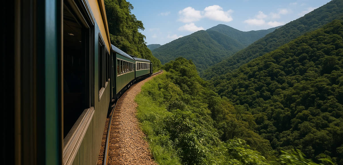 O belíssimo e premiado passeio de trem entre Curitiba e Morretes / Foto ilustrativa