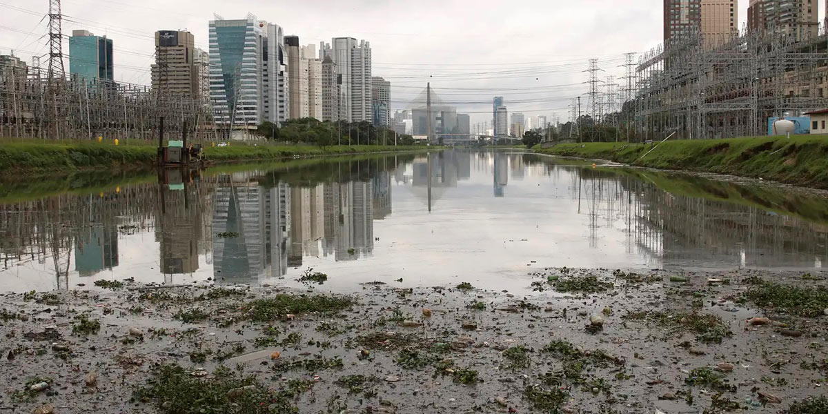 Essa transformação do espaço aquático em São Paulo ocorreu de forma acelerada / Foto: Agência Brasil