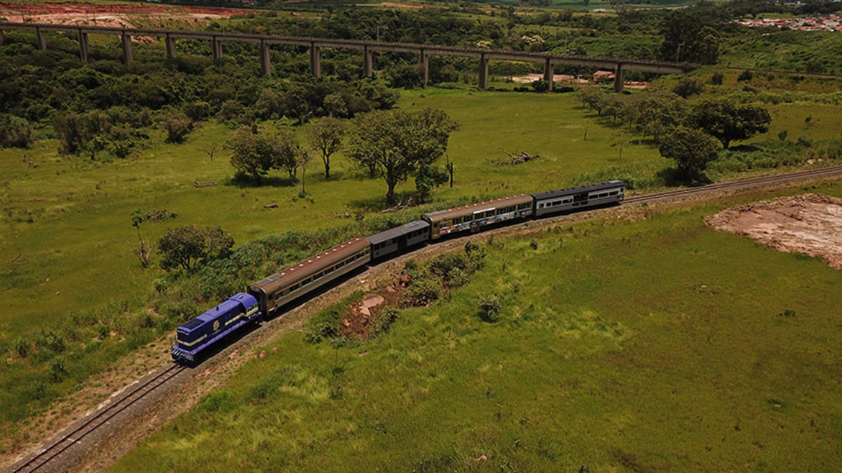 Trem da República: "Uma viagem no tempo pela história brasileira." Créditos: Divulgação
