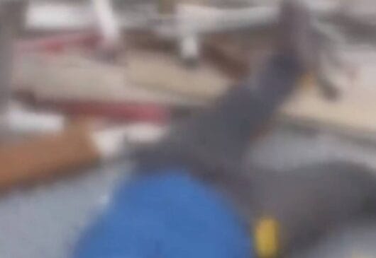 A gestão do Litoral Plaza Shopping confirmou a veracidade dos fatos e explicou que o acidente envolveu funcionários terceirizados