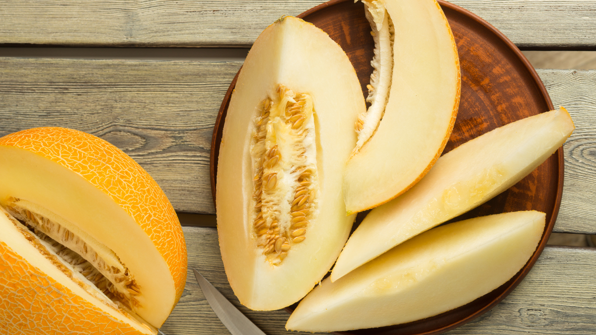 Rico em água e vitaminas, o melão auxilia na hidratação, tem efeito diurético natural e contribui para a saúde da pele e do sistema imunológico/ fabrikasimf/Freepik