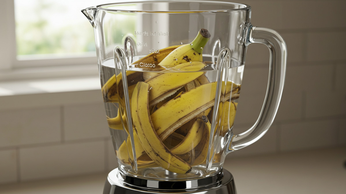 A casca de banana é uma fonte natural de potássio, fósforo e cálcio