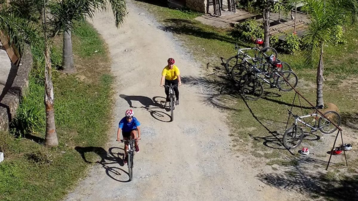 O transporte interno é feito com bicicletas ou veículos elétricos, eliminando o uso de combustíveis fósseis/ Foto de Divulgação