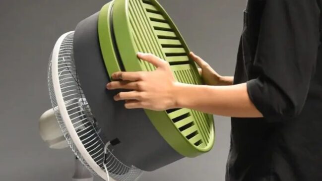 Criado por estudantes de Singapura, o acessório KYL promete transformar ventiladores comuns em alternativa sustentável ao ar-condicionado
