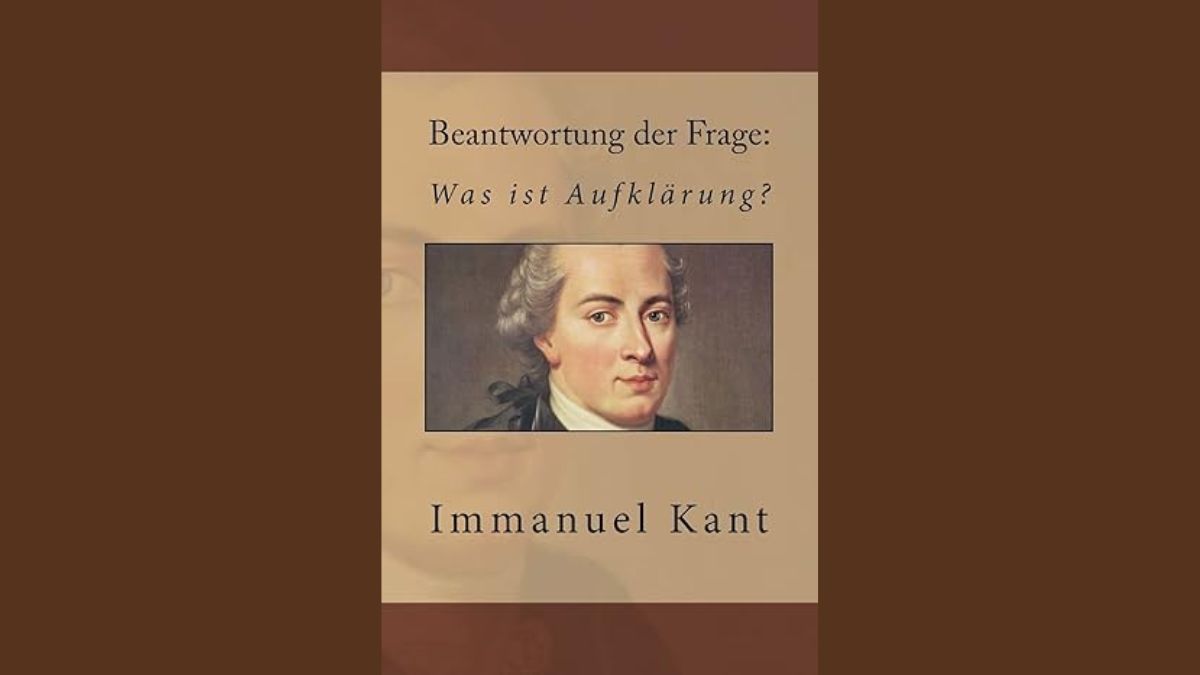 Capa da obra Resposta à Pergunta: O que é o Esclarecimento?, em que Immanuel Kant popularizou a expressão Sapere Aude/Reprodução Amazon