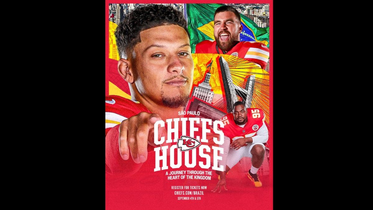 O Chiefs House, em São Paulo, promete reunir torcedores com churrasco, DJs, mascote e a presença de ex-jogadores da franquia/ Foto de Divulgação