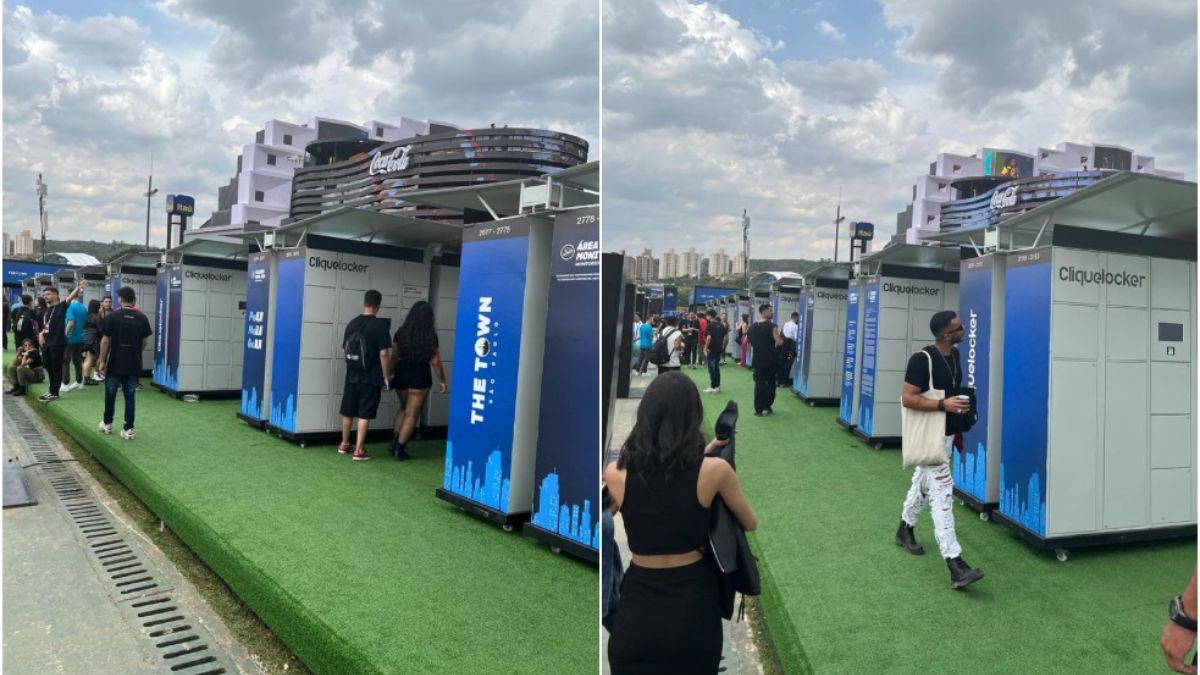 O evento também contará com guarda-volumes (lockers), reservados pelo site do The Town/ Divulgação