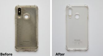 Sua capinha está amarelada? Veja como ela pode voltar a ser transparente com a limpeza caseira usando vinagre e mais
