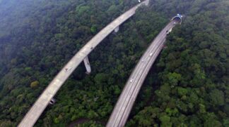 A nova pista da Imigrantes terá 21 km de extensão, com início no km 43 da rodovia