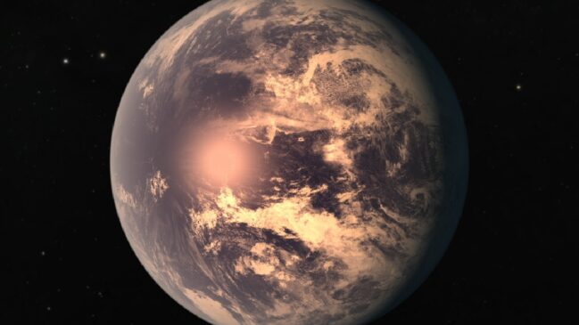 Impressão artística do TRAPPIST-1e