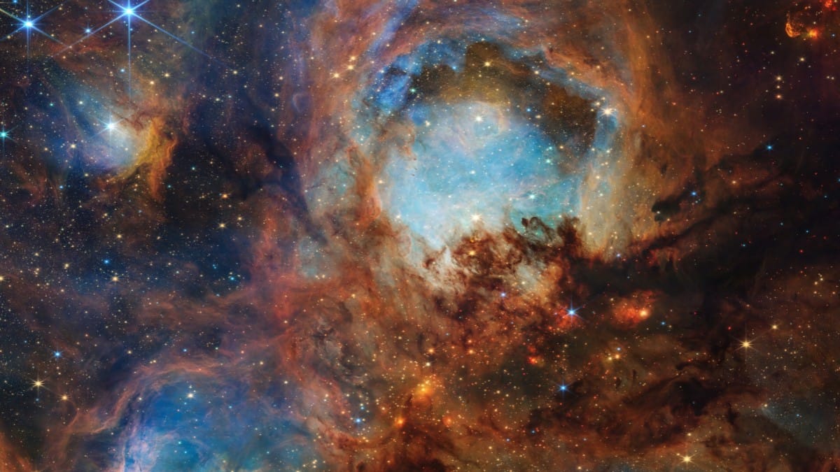 Nebulosa Pata de Gato: esta região ativa de formação estelar está revelando mais sobre como estrelas jovens estão moldando o gás e a poeira circundantes / NASA, ESA, CSA, STScI