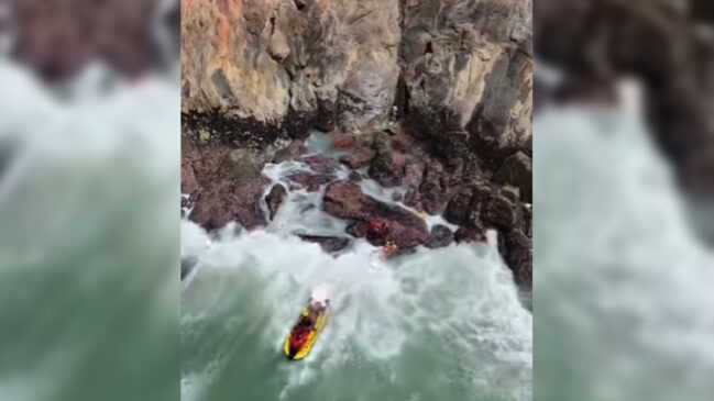 Uma criança e mais duas pessoas foram arrastadas pela correnteza no Canto do Maluf