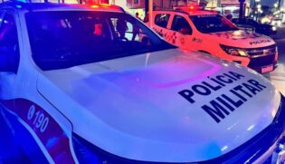A Polícia Militar empenhou 68 policiais do Comando de Policiamento de Choque
