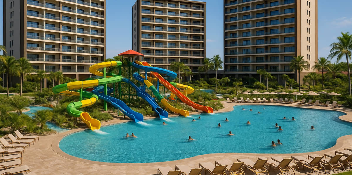 Aparecida terá super resort com parque aquático / Foto meramente ilustrativa