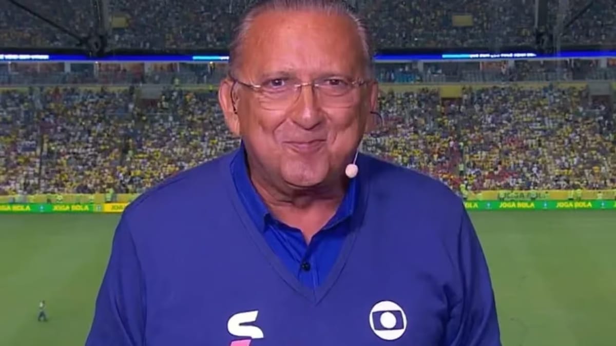Galvão Bueno vai narrar jogos da Copa do Mundo 2026 para o SBT