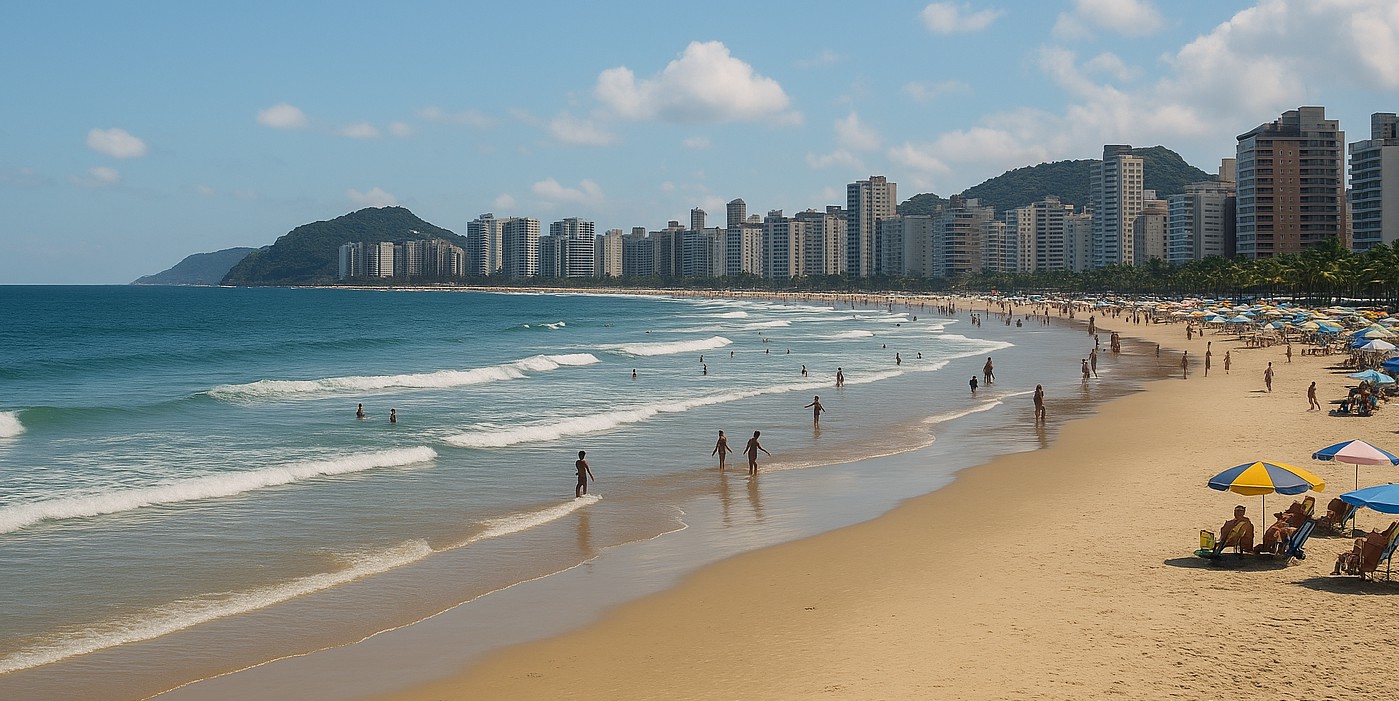 Semana será de sol e tempo firme em todo o litoral paulista
