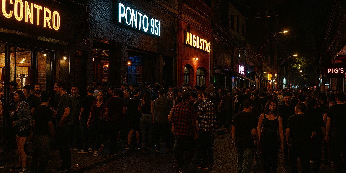 Em seu auge, a Rua Augusta fervia de opções noturnas para todos os gostos e estilos