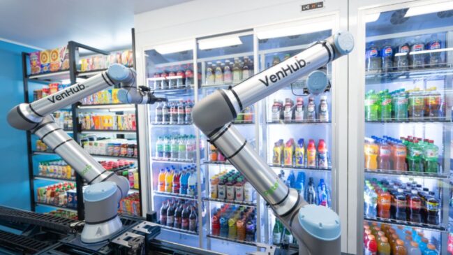 A empresa VenHub realiza vendas por meio de robôs