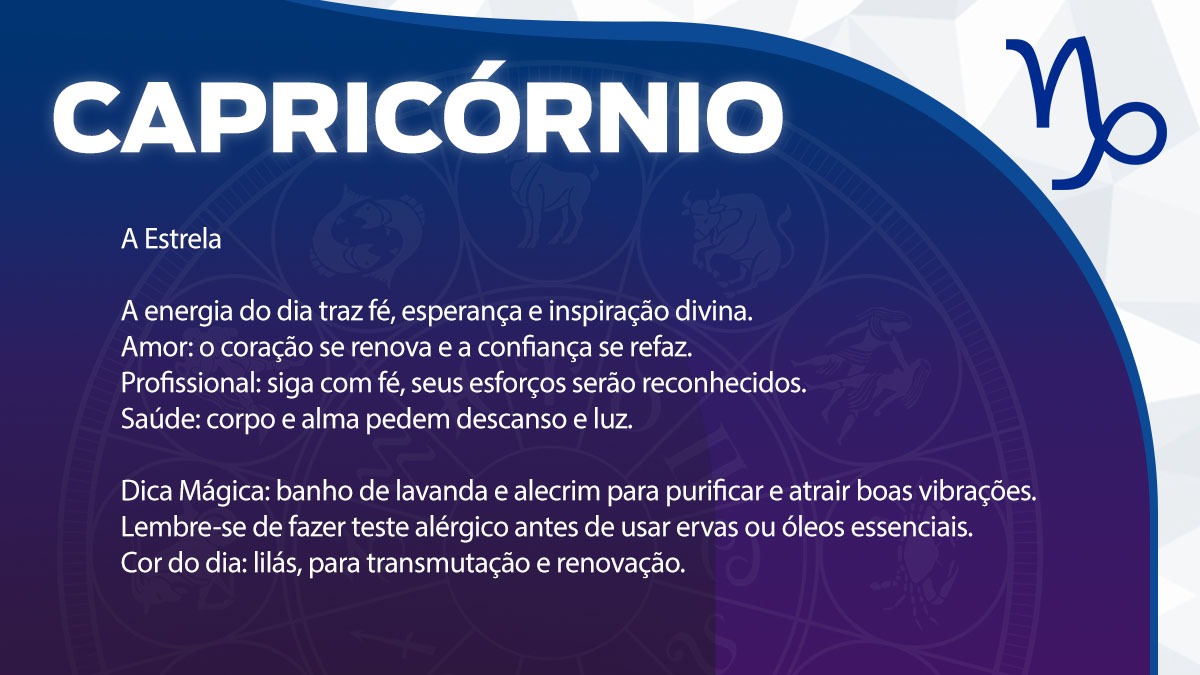 Previsão para Capricórnio / Arte/DL