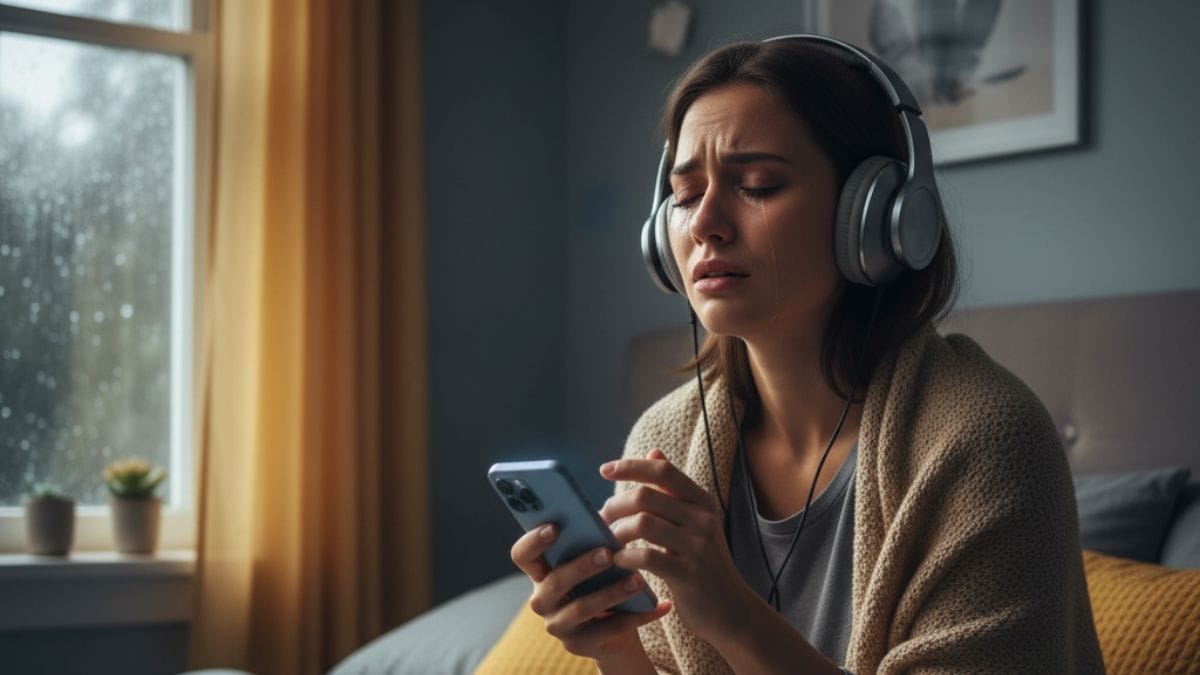 O BMRQ mede a evocação emocional, isso quer dizer o quanto uma pessoa se emociona com a música se ela arrepia, chora ou sente um impacto profundo ao ouvir determinadas canções. Essa dimensão revela como sons e melodias acionam regiões do cérebro ligadas à emoção/ Gerada por IA/Gemini