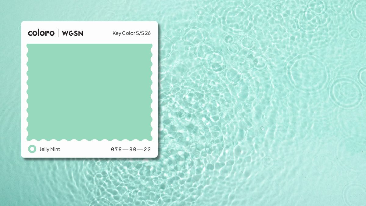 Jelly Mint é uma tonalidade dinâmica com qualidade jovem que impulsiona a estética 'kawaii' (fofa). É nostálgico, divertido e se encaixa na proposta Microalegrias pequenos momentos de prazer. É uma cor sobrenatural e digital/ Freepik/Coloro