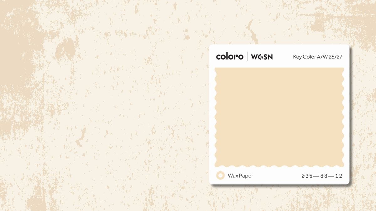 Wax Paper, um amarelo cremoso e esbranquiçado, quase neutro, com um caráter relaxante e sereno. Evoca sentimentos de brilho interior e sol de inverno e é projetado para a cura. Deve ser abraçado como um novo quase neutro, alinhado ao minimalismo que está em alta/ kjpargeter/Freepik/Coloro