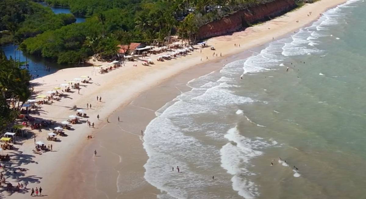 Esse fenômeno raro acontece na Bahia, mais precisamente na região de Cumuraxatiba